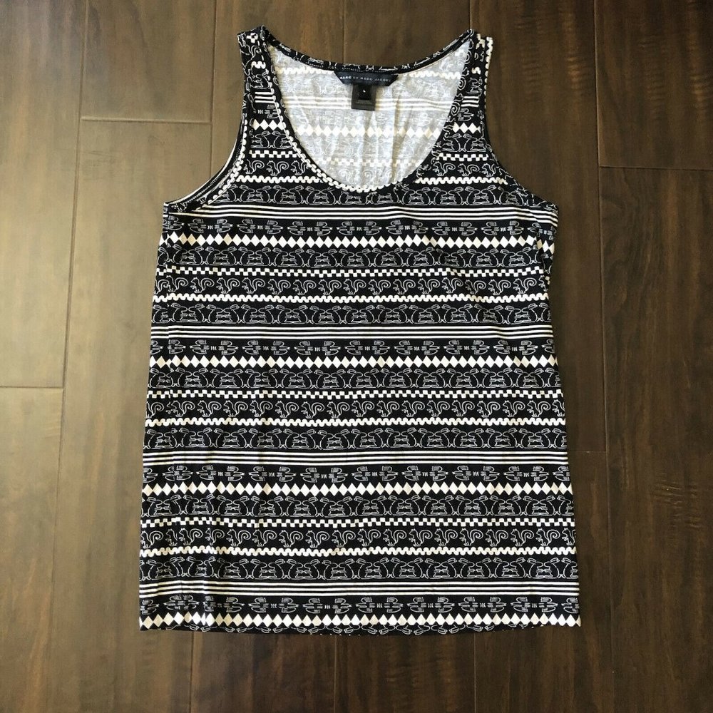 Marc By Marc Jacobs Large 100% Pima Cotton Top